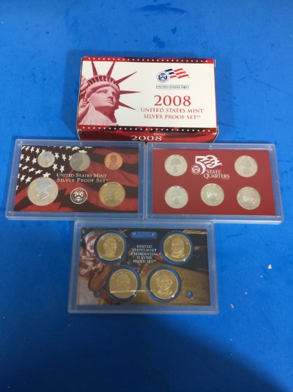 2008 United States Mint Silver Proof Set - RARE