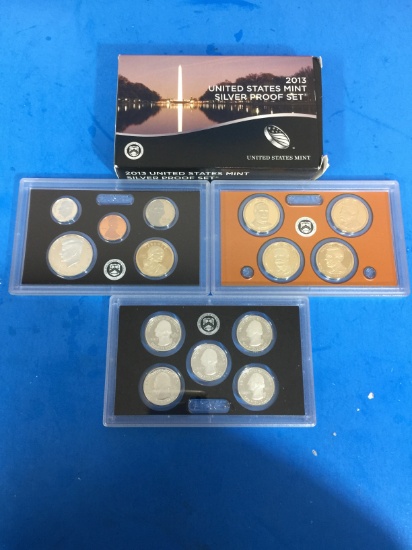 2013 United States Mint Silver Proof Set - RARE