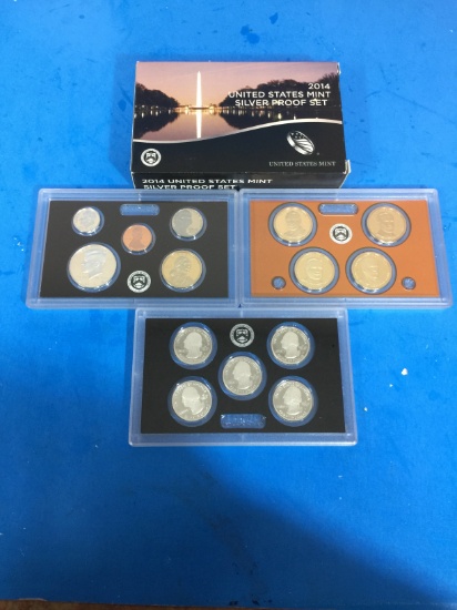 2014 United States Mint Silver Proof Set - RARE