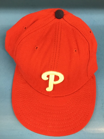 New Era 5950 Philadelphia Phillies Fitted Baseball Hat - Size 7-1/2