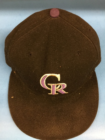 New Era 5950 Colorado Rockies Fitted Baseball Hat - Size 7-3/8