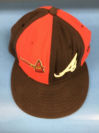 New Era 5950 Atlanta Braves Fitted Alternate Baseball Hat - Size 7-5/8