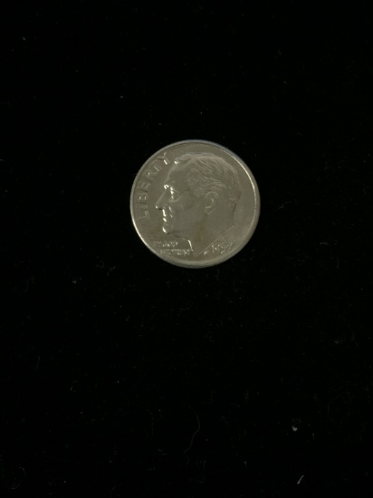 1957 United States Roosevelt Silver Dime - 90% Silver Coin - BU Condition