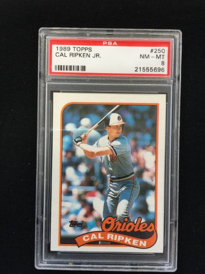 PSA Graded 1989 Topps Cal Ripken Jr. Orioles Baseball Card