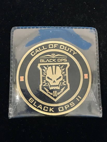 Call of Duty Black Ops II Video Game Metal Challenge Coin