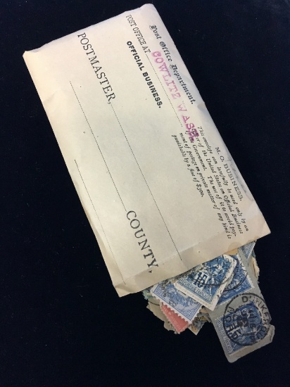 Envelope Full of Unresearched Foreign Postage Stamps