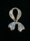 Kabana Sterling Silver Ribbon Design 1.5