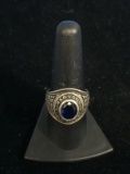 RARE Sterling Silver 1980 Parsons JHS Reed & Co. Class Ring - Size 9