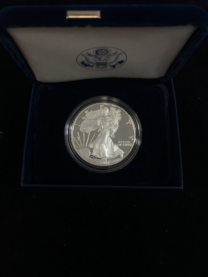 2007 United States American Eagle Silver Dollar 1 Ounce .999 Fine Silver Proof Coin