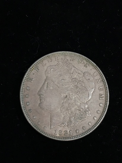 1921 United States Morgan Silver Dollar - 90% Silver Coin