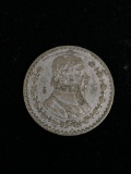 1962 Mexico Un Peso Silver Foreign Coin - 10% Silver Coin
