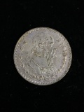 1962 Mexico Un Peso Silver Foreign Coin - 10% Silver Coin