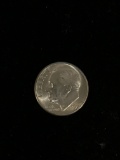 1960 United States Silver Roosevelt Dime - 90% Silver Coin - BU Condition