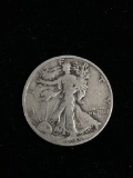 1945-D United States Walking Liberty Silver Half Dollar - 90% Silver Coin