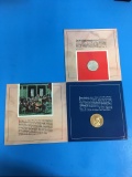 1993 Bill of Rights Commemorative 90% Silver Half Dollar & James Madison Presidential Medal - US Min