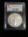 2013 First Strike U.S. 1 Troy Ounce .999 Silver Eagle Bullion Coin - PCGS MS69 Graded