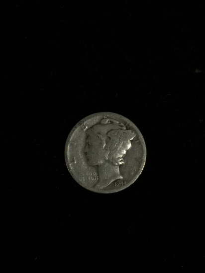 1944-D United States Mercury Dime - 90% Silver Coin