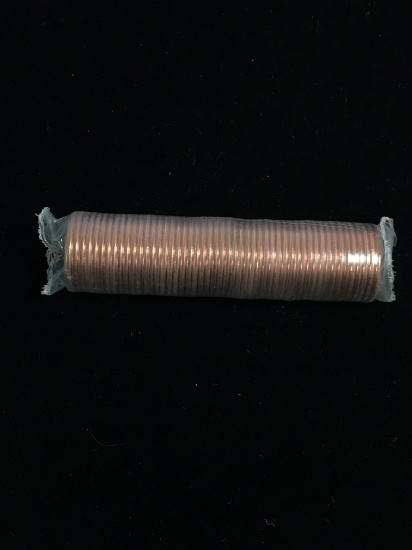 Roll of 50 Canadian 2011 One Cent Pennies - Uncirculated Roll