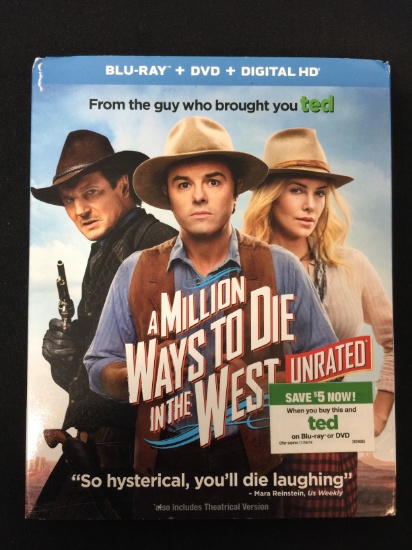 A Million Ways To Die In the West Unrated Blu-Ray