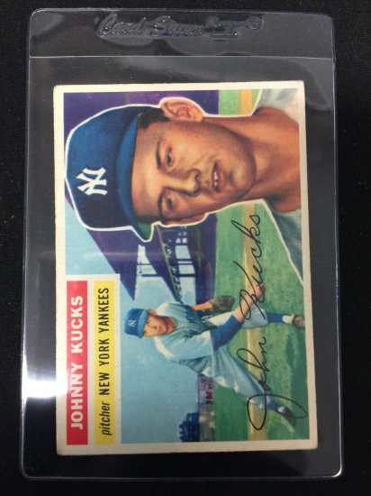 1956 Topps #88 Johnny Kucks Yankees Baseball Card