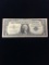 1957-A United States $1 Silver Certificate Bill Currency Note