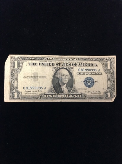1935-G United States $1 Silver Certificate Bill Currency Note