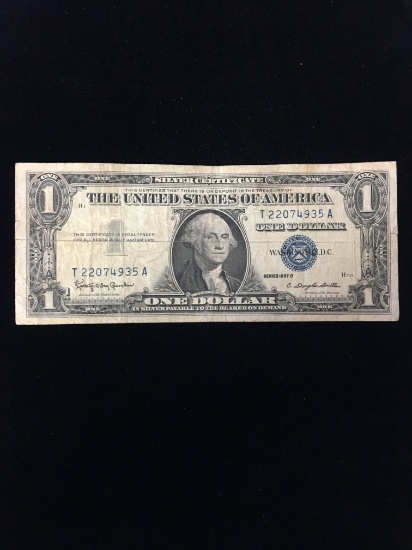 1957-B United States $1 Silver Certificate Bill Currency Note