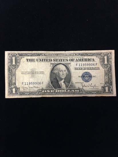 1935-D United States $1 Silver Certificate Bill Currency Note