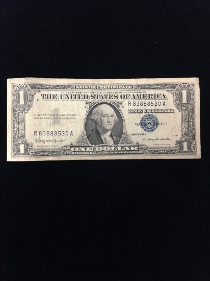 1957-B United States $1 Silver Certificate Bill Currency Note