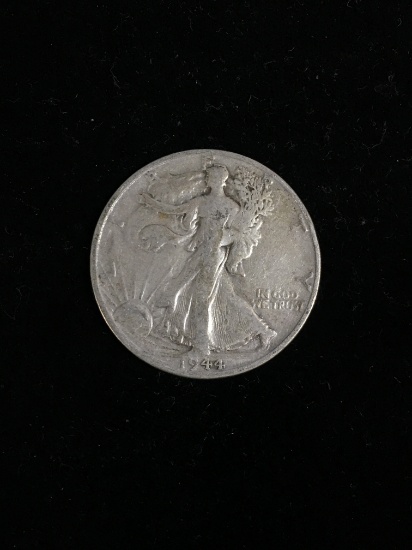 1944-S United States Walking Liberty Silver Half Dollar - 90% Silver Coin