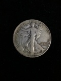 1942-S United States Walking Liberty Silver Half Dollar - 90% Silver Coin