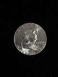 1963-P United States Franklin Silver Half Dollar - 90% Silver Coin - Gem BU Uncirculated Coin