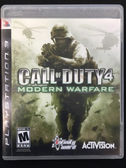 PS3 Playstation 3 Call of Duty 4 Modern Warfare Video Game