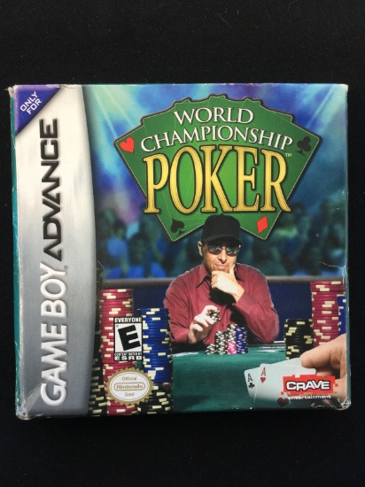 Nintendo Game Boy Advance World Championship Poker with Original Box