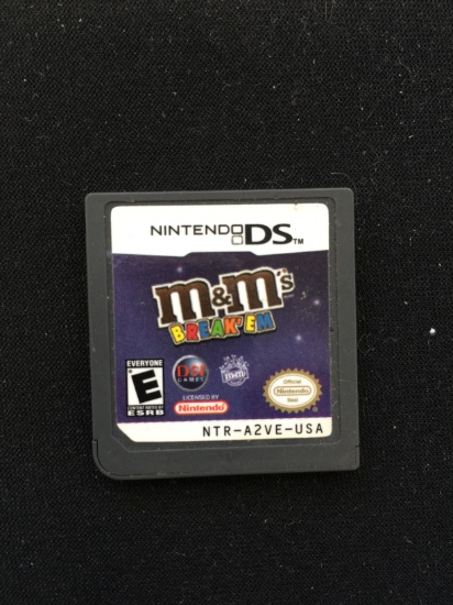 Nintendo DS M&M's Break Em Video Game Cartridge