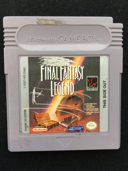 Nintendo Game Boy Final Fantasy Legend Video Game Cartridge