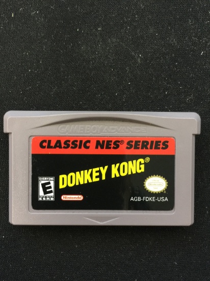 Nintendo Game Boy Advance Classic NES Series Donkey Kong Video Game Cartridge