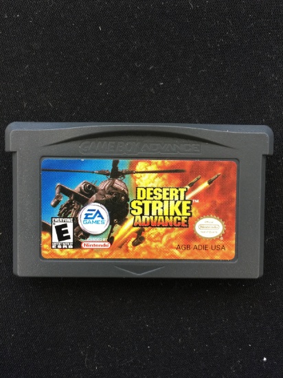 Nintendo Game Boy Advance Desert Strike Advance Video Game Cartridge