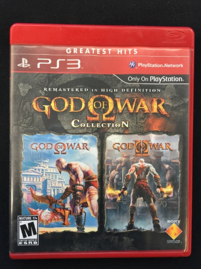 PS3 Playstation 3 God of War Collection Greatest Hits Video Game