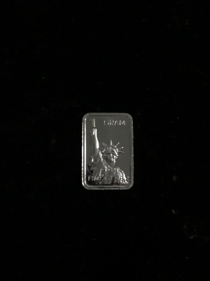 1 Gram .999 Fine Silver Statue of Liberty Bullion Bar