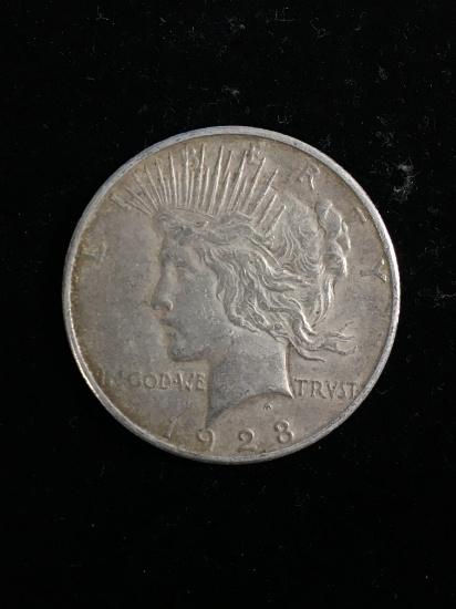 1923-S United States Peace Silver Dollar - 90% Silver Coin