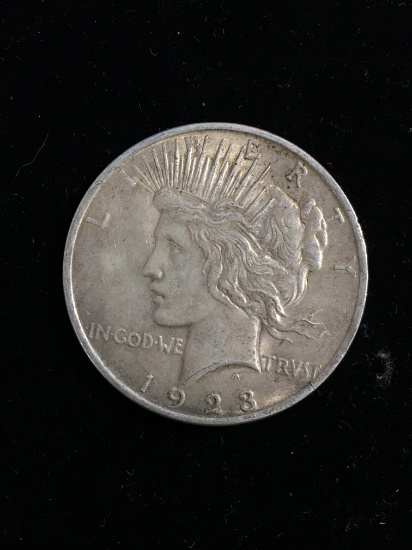 1923 United States Peace Silver Dollar - 90% Silver Coin