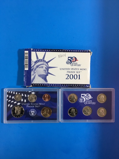 2001 United States Mint Proof Set