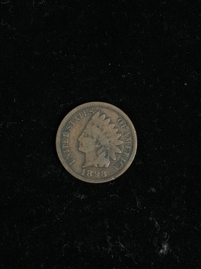 1898 United States Indian Head One Cent Penny Coin
