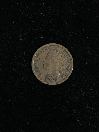 1898 United States Indian Head One Cent Penny Coin