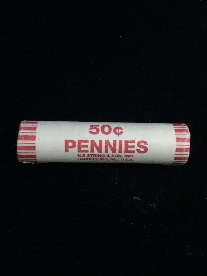 Roll of 50 United States 2009-P Lincoln Uncirculated Pennies