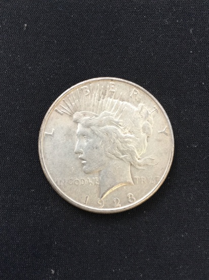 1923-S United States Silver Peace Dollar - 90% Silver Coin