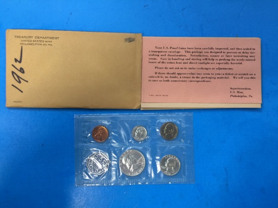 1962 United States Mint Proof Coin Set