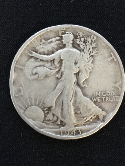 1943-S United States Walking Liberty Half Dollar - 90% Silver Dollar