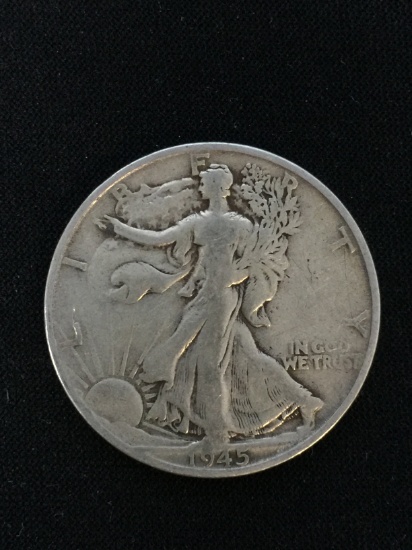 1945-S United States Walking Liberty Half Dollar - 90% Silver Dollar